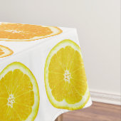 Citrus Limoen, Oranje en Lemon Polka Dot Slices Tafelkleed (Voorbeeld)