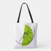 Citrus Limoen over heel tas (Achterkant)