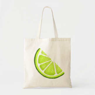 Citrus Limoen Wedge Slice Tote Bag