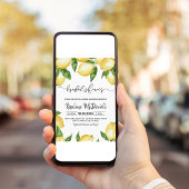 Citrus limonade Summer Spring Lemon Vrijgezellenfe Kaart