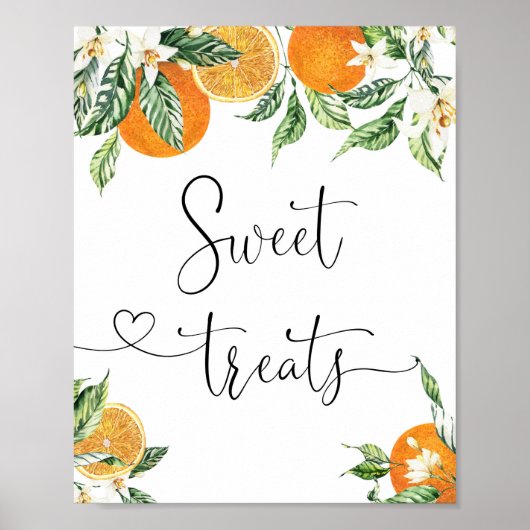 Citrus Little cutie batches Poster (Voorkant)