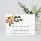 Citrus Little Cutie Boeken voor Baby insert kaart (Staand voorkant)