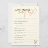 Citrus Little Cutie Wie kent papa beste Kaart (Voorkant)