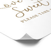 Citrus Love is Sweet Vrijgezellenfeest Sign Poster (Hoek)