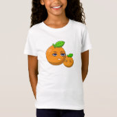 Citrus Love - liefhebbende oranje moeder en zoon T-shirt (Voorkant)