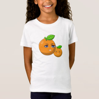 Citrus Love - liefhebbende oranje moeder en zoon T-shirt