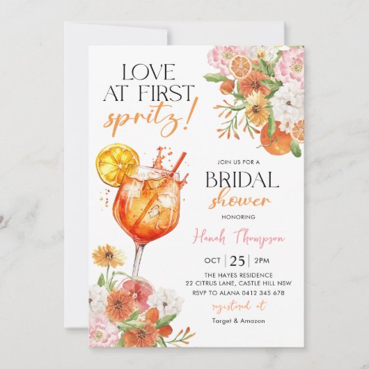 Citrus Love op het eerste Vrijgezellenfeest van Sp Kaart (Voorkant)