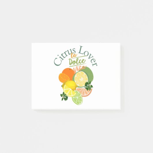 Citrus Lover, la Dolce Vita Post-it® Notes (Voorkant)