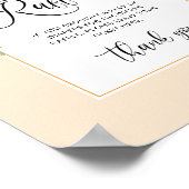 Citrus luier loterij cutie baby shower poster (Hoek)