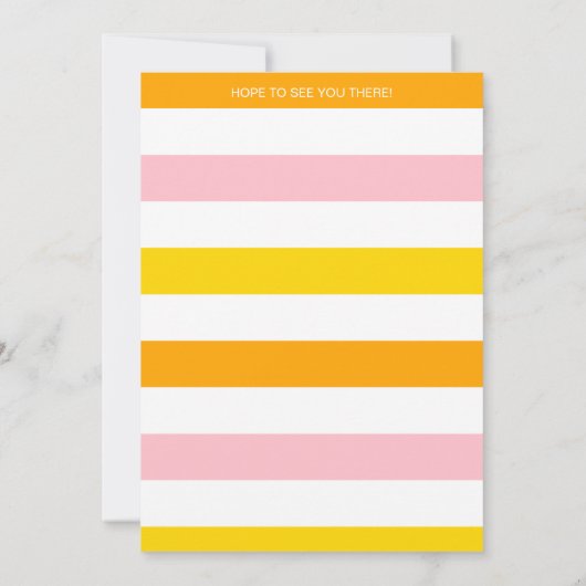 Citrus-ly Cool Birthday uitnodiging (Achterkant)