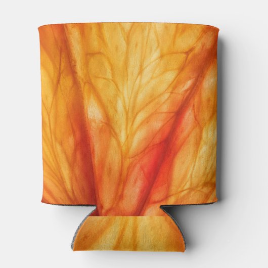 Citrus Macro: Sinaasappel Abstract. Blikjeskoeler (Achterkant)