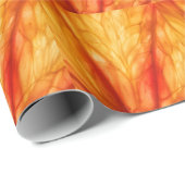 Citrus Macro: Sinaasappel Abstract. Cadeaupapier (Rol Hoek)