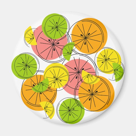 Citrus magnet ronde (Voorkant)