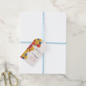 Citrus MAIN squeeze Bruidsfeest bedankje Cadeaulabel (Met Touw)