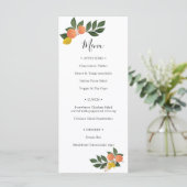 Citrus Main Squeeze Citroenen en Sinaasappels Douc Menu (Staand voorkant)