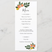 Citrus Main Squeeze Citroenen en Sinaasappels Douc Menu (Voorkant)