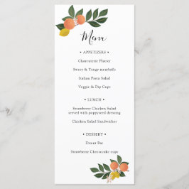 Citrus Main Squeeze Citroenen en Sinaasappels Douc Menu