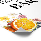 Citrus Main Squeeze margarita bar Vrijgezellenfees Poster (Hoek)