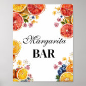 Citrus Main Squeeze margarita bar Vrijgezellenfees Poster (Voorkant)