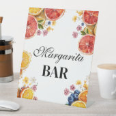 Citrus Main Squeeze margarita bar Vrijgezellenfees Reclamebord Met Voetstuk (Insitu)