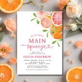 Citrus Main Squeeze Vrijgezellenfeest Sinaasappel  Kaart