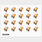 Citrus Marmalade Ronde Sticker (Vel)