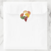 Citrus Marmalade Ronde Sticker (Tas)