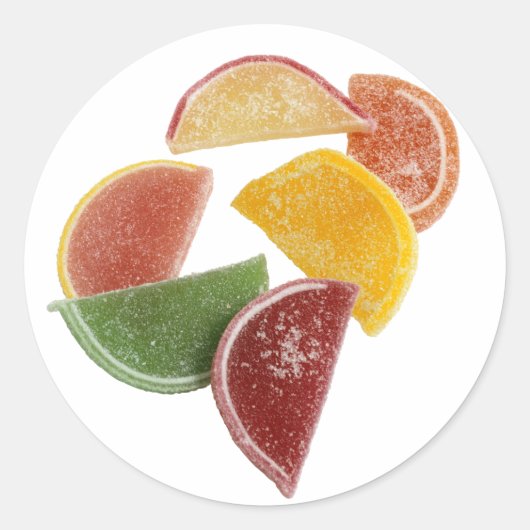 Citrus Marmalade Ronde Sticker (Voorkant)