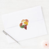 Citrus Marmalade Ronde Sticker (Envelop)
