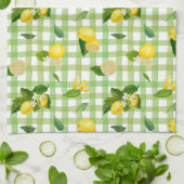 Citrus Mediterraan Picknick Patroon Theedoek (Gevouwen)