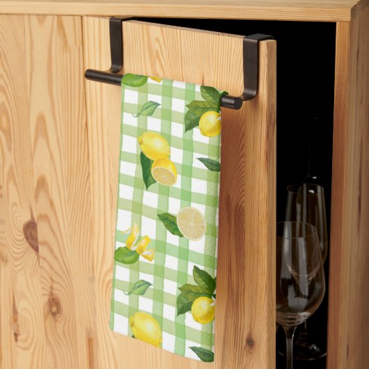 Citrus Mediterraan Picknick Patroon Theedoek (Derde Gevouwen)