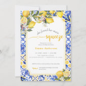 Citrus Mediterranean Main Squeeze Bridal Shower In Kaart (Voorkant)