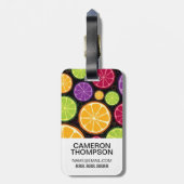 Citrus met meerdere kleuren | Foto toevoegen Bagagelabel (Achterkant verticaal)