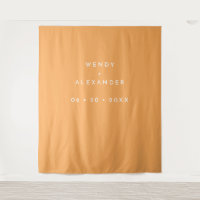 Citrus minimalistische Sinaasappel bruiloft foto a