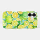 Citrus Mix - Fresh Lemon & Lime Phone Case iPhone 16 Hoesje (Achterkant horizontaal)