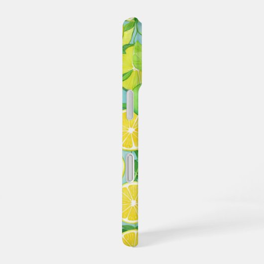 Citrus Mix - Fresh Lemon & Lime Phone Case iPhone 16 Hoesje (Rechterkant)