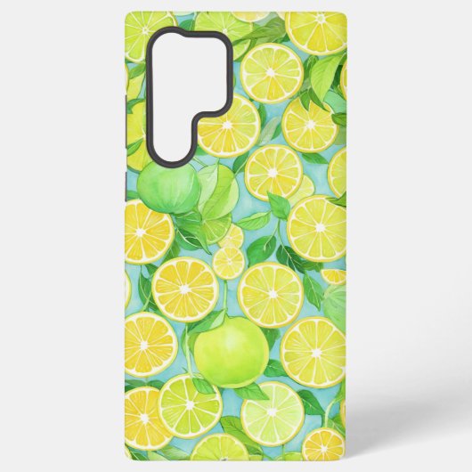 Citrus Mix - Fresh Lemon & Lime Phone Case Samsung Galaxy Hoesje (Achterkant)