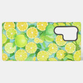 Citrus Mix - Fresh Lemon & Lime Phone Case Samsung Galaxy Hoesje (Achterkant horizontaal)