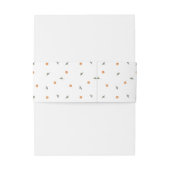 Citrus Monogram | Amore & Aranci Bruiloft Uitnodigingen Wikkel (Achterkant Voorbeeld)