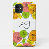Citrus 'Monogram' iPhone case (Achterkant)