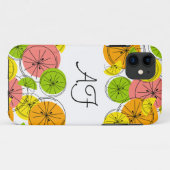 Citrus 'Monogram' iPhone case (Achterkant (horizontaal))