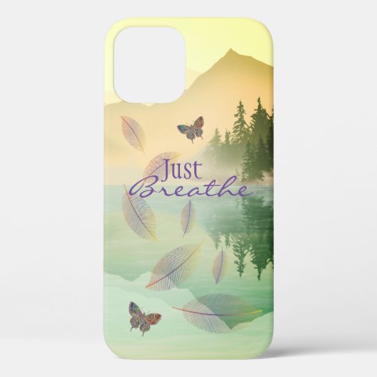 Citrus Mountain Reflection NET BREATHE Case-Mate iPhone Case (Achterkant)