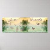 Citrus Mountain Reflection NET BREATHE Poster (Voorkant)