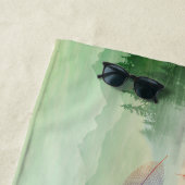 Citrus Mountain Reflection NET BREATHE Strandlaken (In situ)