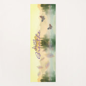 Citrus Mountain Reflection NET BREATHE Yogamat (Voorkant)