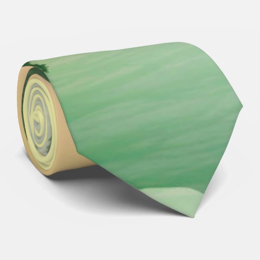 Citrus Mountains en Forest Landscape Stropdas (Opgerold)