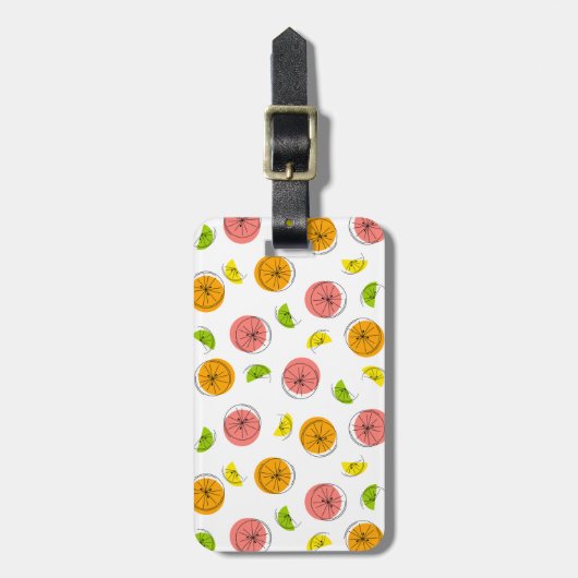 Citrus Multi-bagagelabel Bagagelabel (Voorkant verticaal)