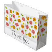 Citrus Multi Bedankt, grote cadeau Groot Cadeauzakje (Voorkant Gekanteld)