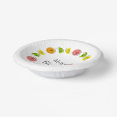 Citrus Multi Circle Happy Birthday Papieren Kommen (Gebogen)