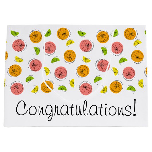 Citrus Multi, gefeliciteerd! Een cadeautas groot! (Voorkant)